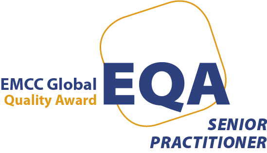 EMCC accreditation Senior Practitioner level logo