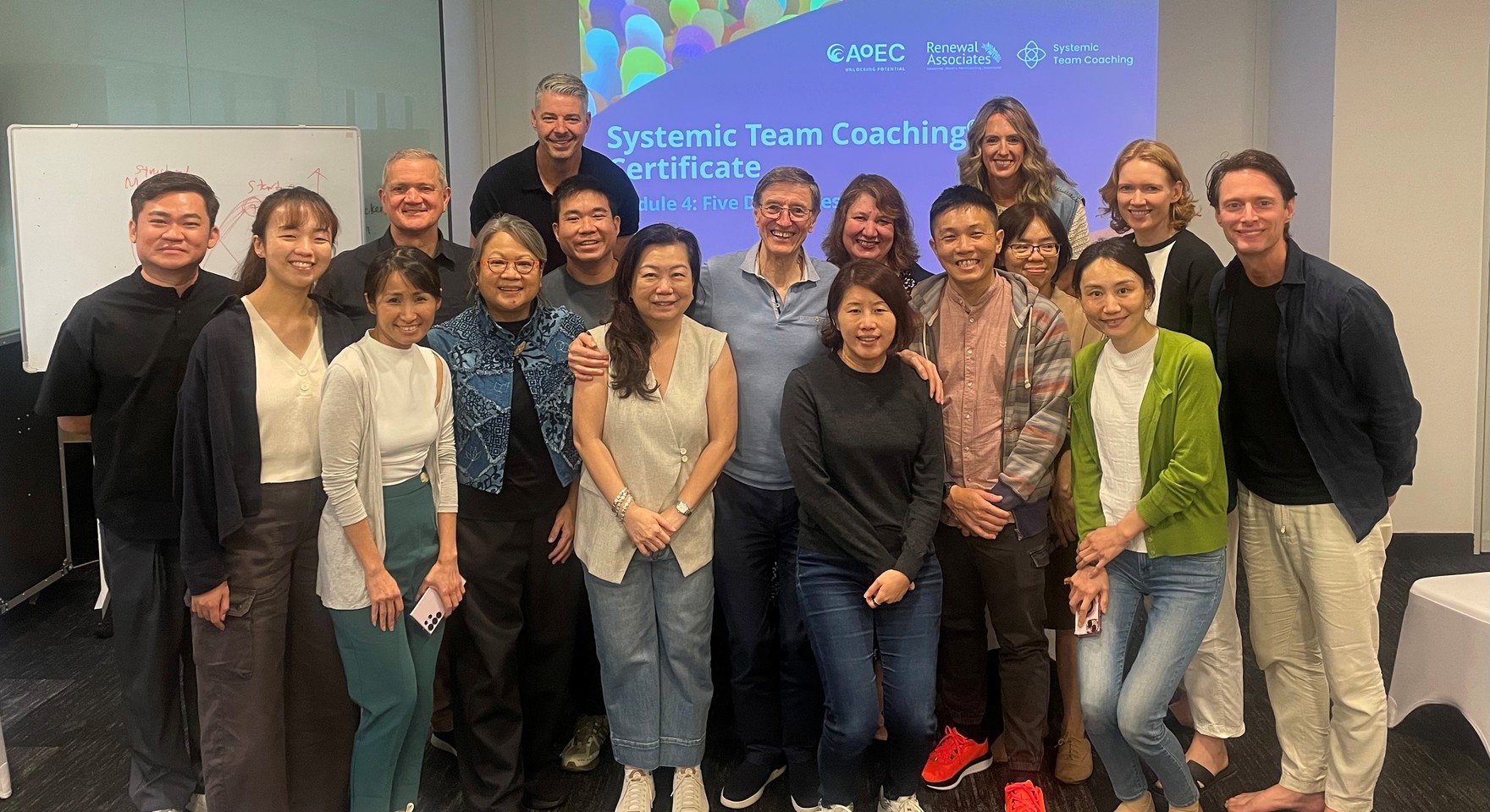 Photo of Systemic Team Coaching® Certificate group, Feb 2026