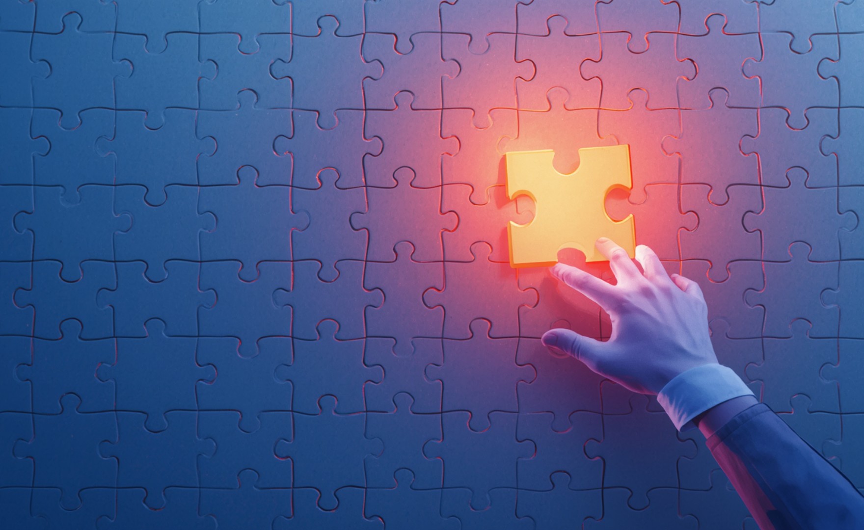 Missing jigsaw piece represents withheld feedback