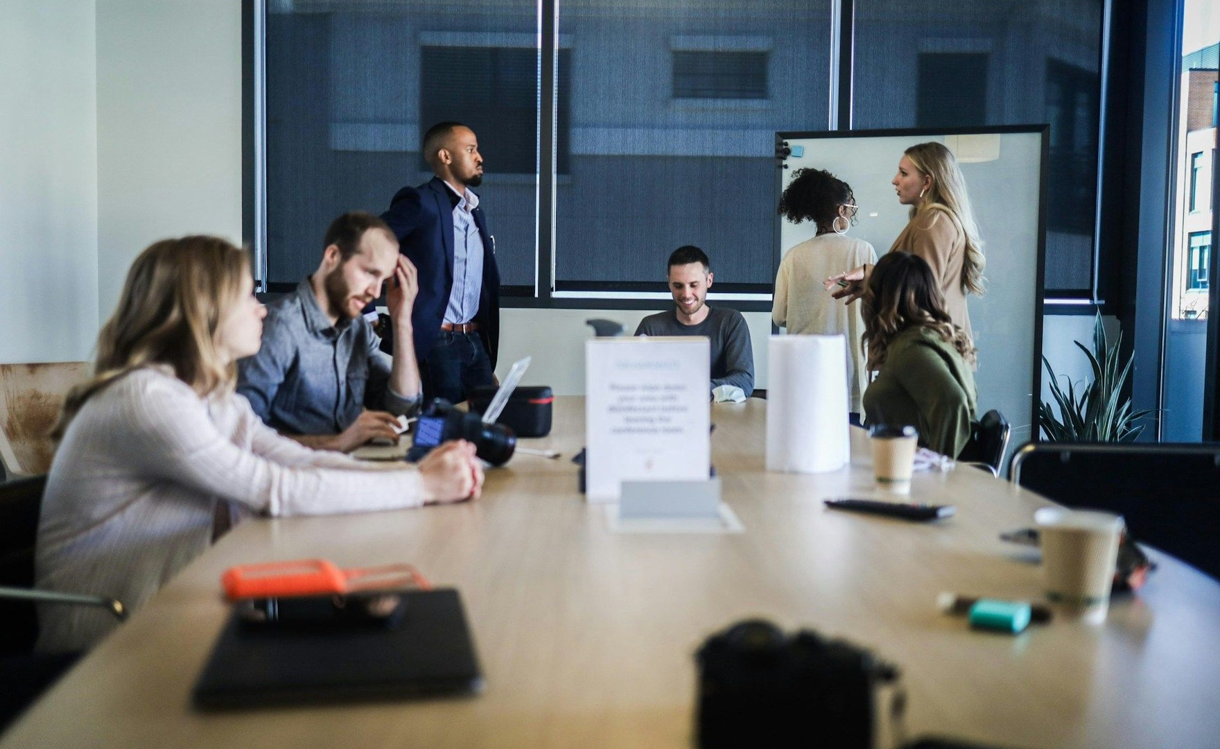 Image of people in a workplace setting
